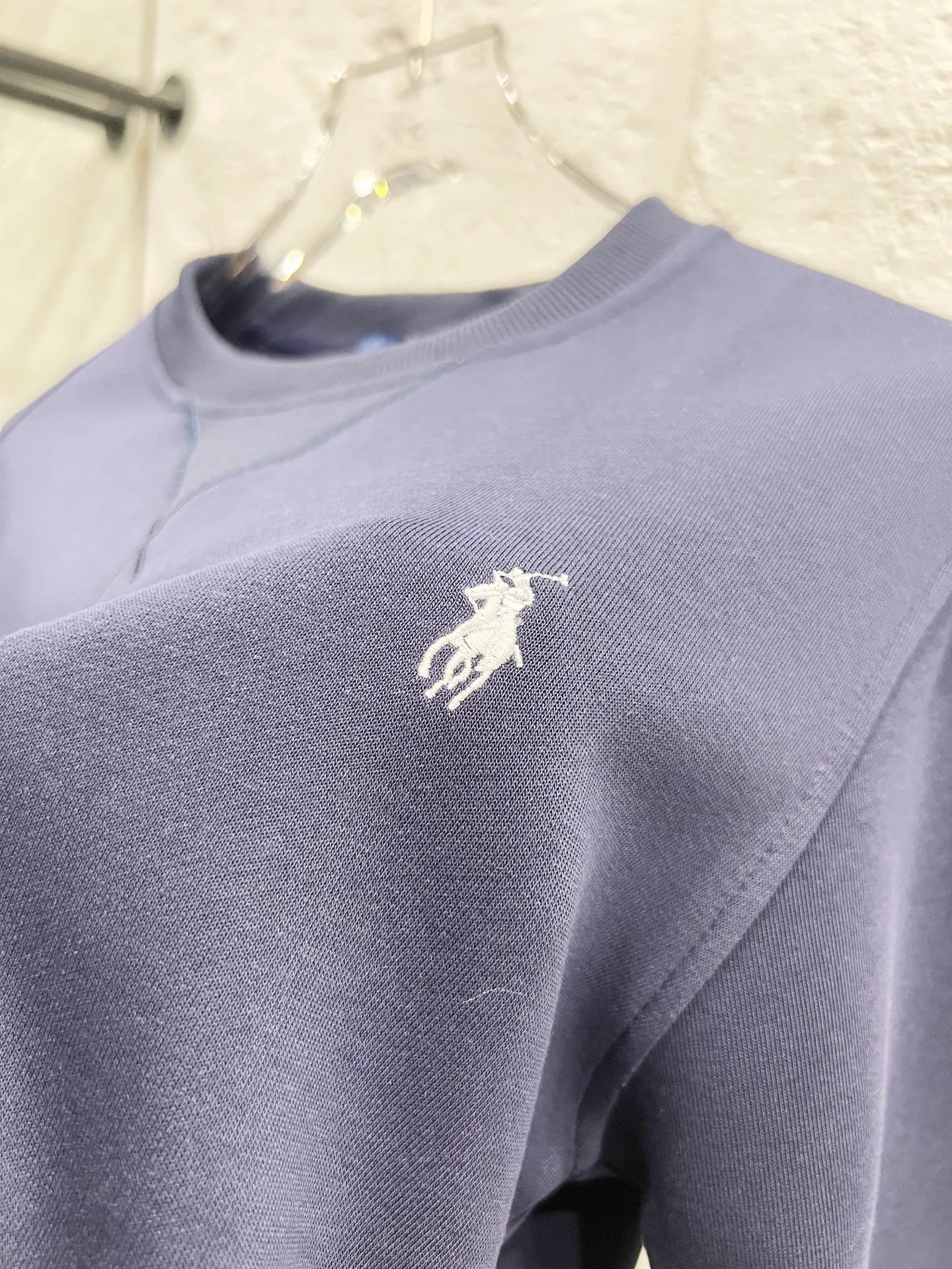 🅿️200 Style number: T53 Ralph Lauren round neck pony logo embroidered sweatshirt, pure cotton fabric Color: navy blue Size: M-105-120 catties L-120-135 catties XL-135-150 catties 2XL-150-165 catties